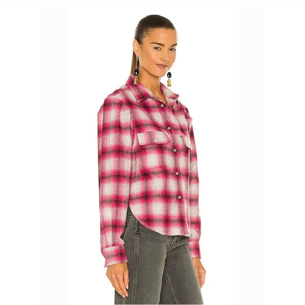 NWT! Isabel Marant‎ Etoile Reosi Shirt in Pink - Picture 4 of 11